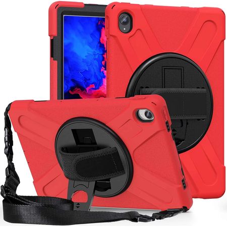 Funda Antishock para Tablet Lenovo Tab P11 Tb-J606f/Tb-J606x Rojo