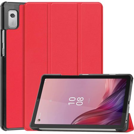 Funda Bookcover para Tablet Lenovo M9 Rojo