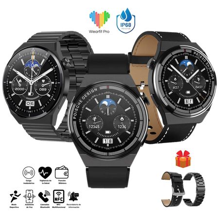 Smartwatch GT3 Pro Max con 3 Correas