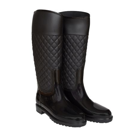 Botas de Lluvia para Mujer Modelo Camila Color Negro Talla 37