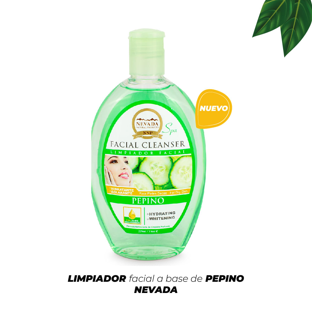 Limpiador Facial Tónico de Pepino - Nevada