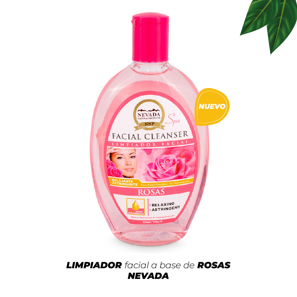 Limpiador Facial Tónico de Rosas - Nevada