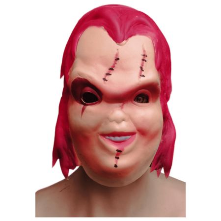 Máscara de Chucky Marca Crack de Goma Eva Microporoso