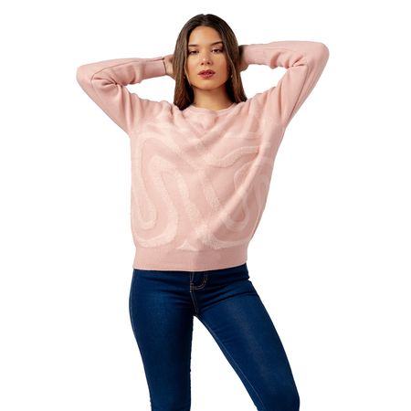 Sueter Polera Mujer By Indra Color Palo Rosa Sueter Polera Mujer By Indra  Color Palo Rosa Talla L