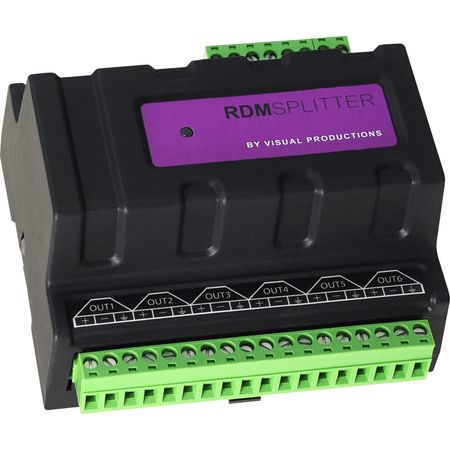 Terminal Visual Productions Din Rail Dmx Rdm Rdmsplitter