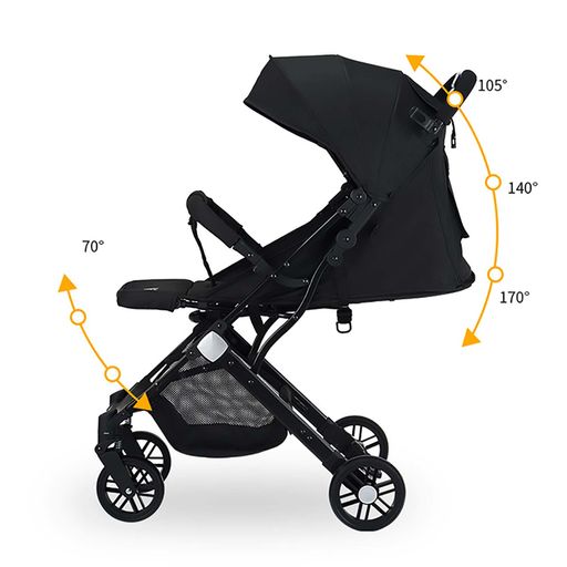 Altabebe Organizador de asiento de coche Deluxe negro-gris