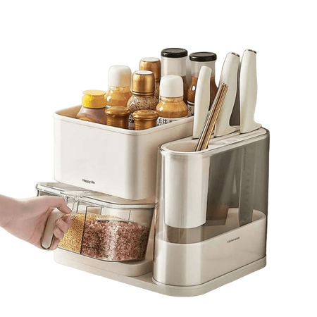 Organizador de Cocina Porta Cubiertos y Cuchillos Premium   3690001