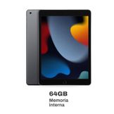 Tablet Apple iPad 9na Gen 10.2” Wi-Fi 64 GB Gris Espacial
