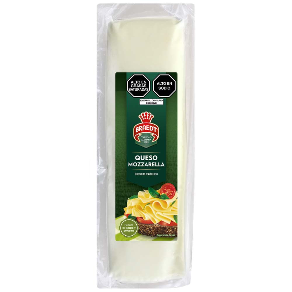 Queso Mozzarella BRAEDT Molde 2.5Kg
