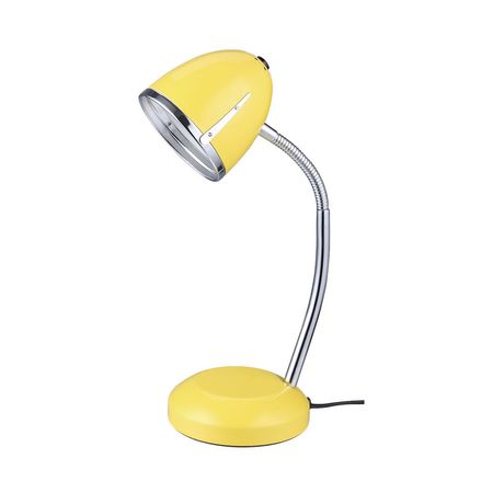 Lámpara de escritorio Sara Amarillo E-27