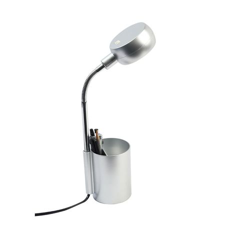 Lámpara de escritorio LED Vase Plata