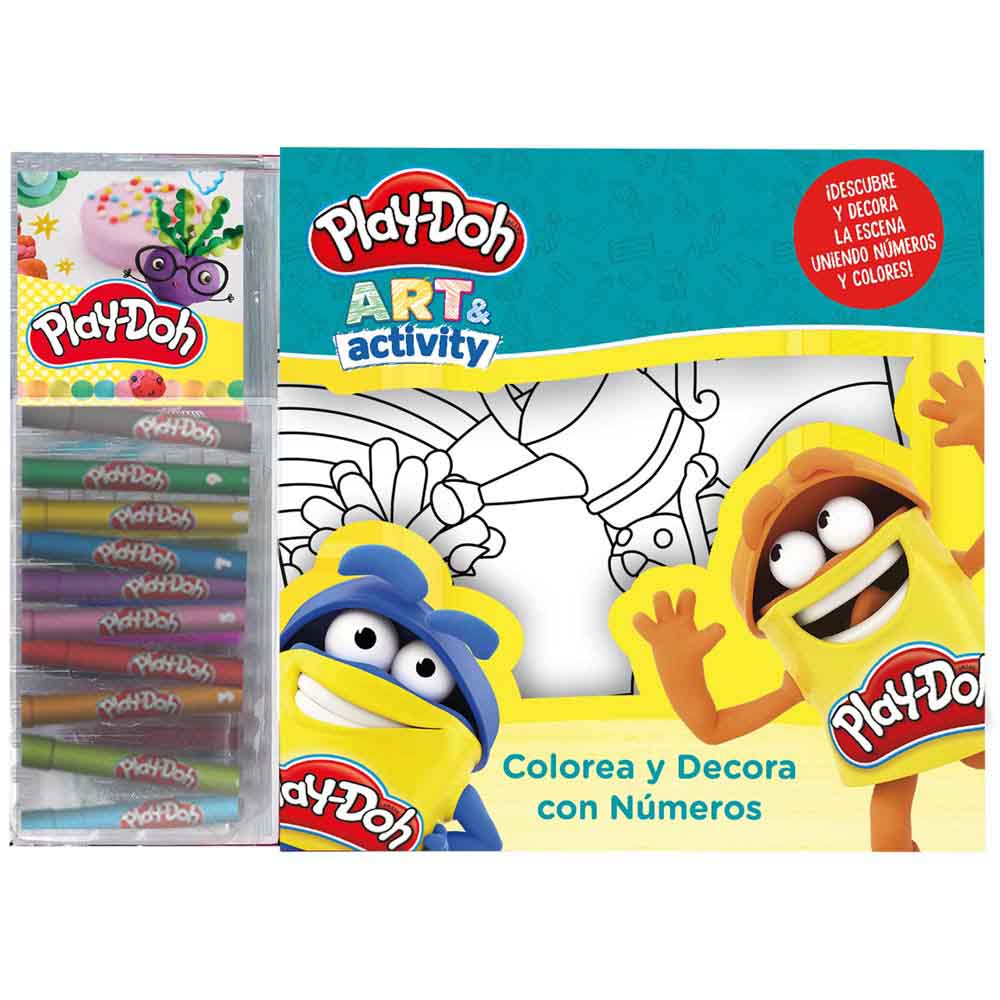 Set PLAYDOH Colorea y Decora con Números