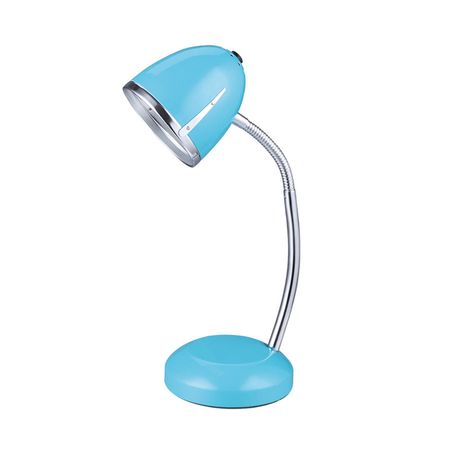 Lámpara de escritorio Sara Celeste E-27