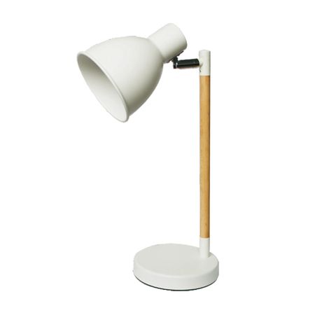 Lámpara de escritorio School blanco E27