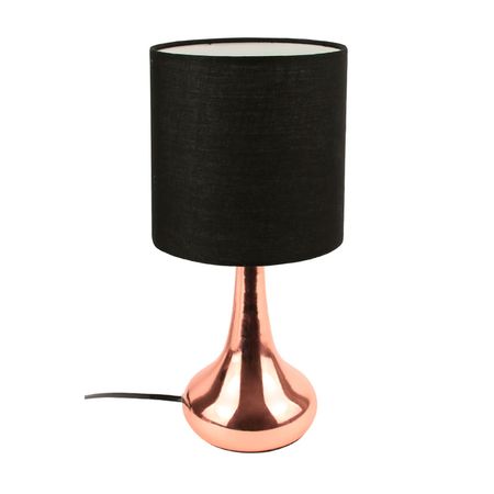 Lámpara de mesa Julie Copper Negra