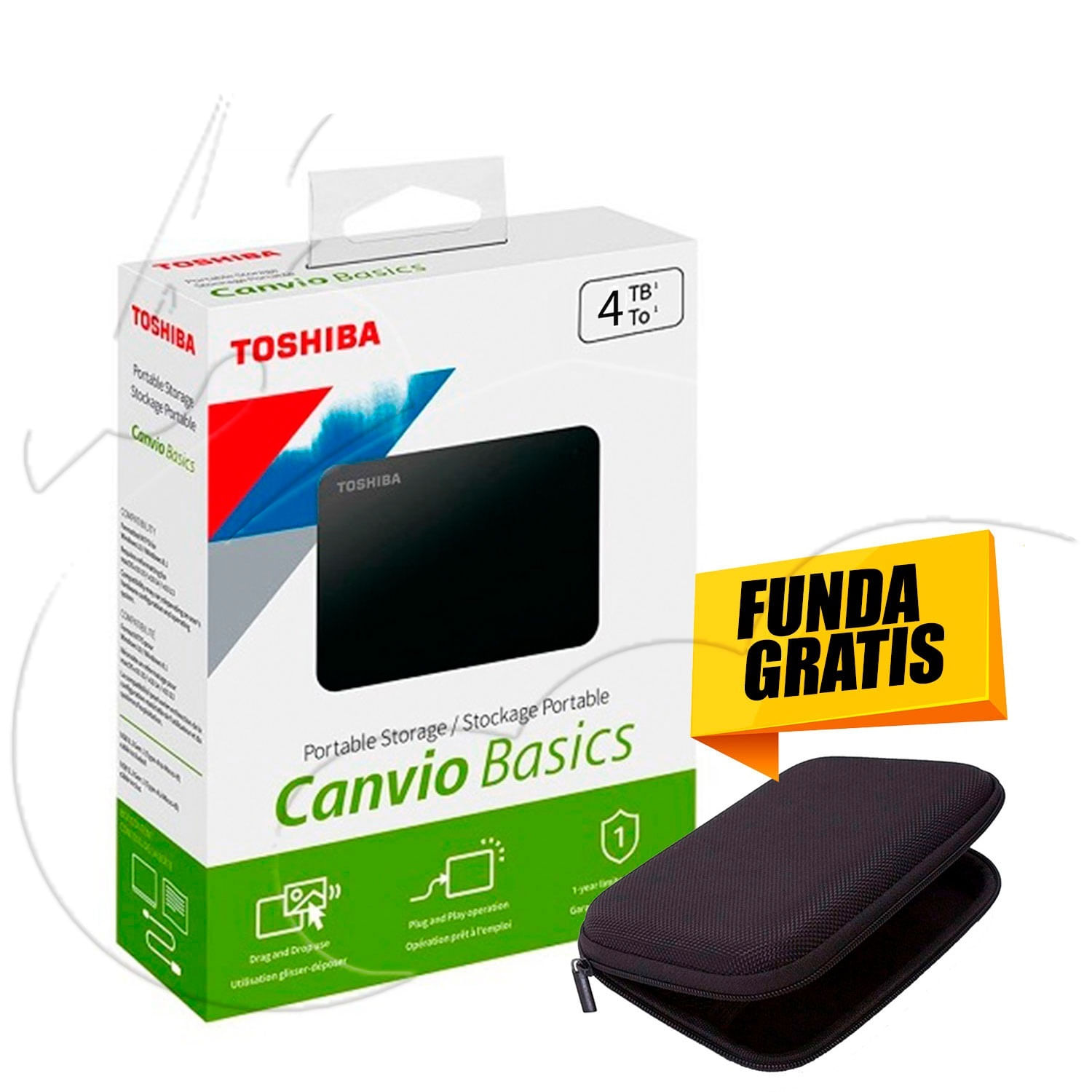 Disco Duro Externo Toshiba 4tb