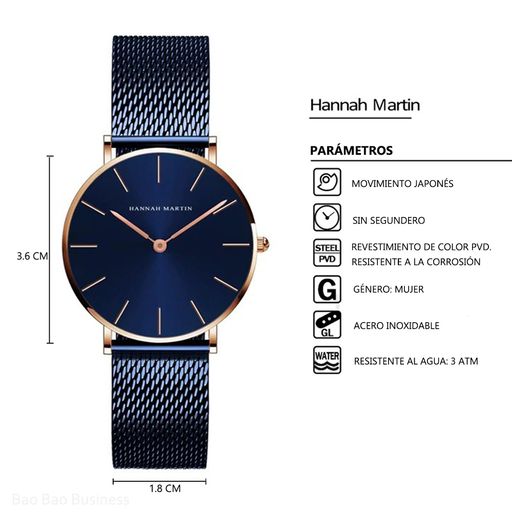 Reloj hannah martin hombre precio hot sale