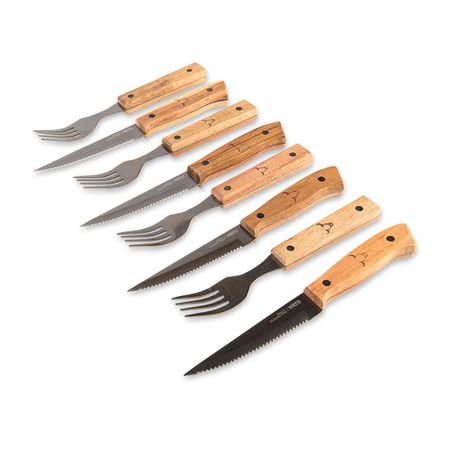 Cuchillos y Tenedores x 8 piezas Wayu