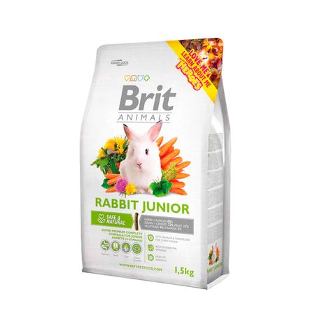 Comida Para Conejo Brit Animals Rabbit Junior 1.5 Kg