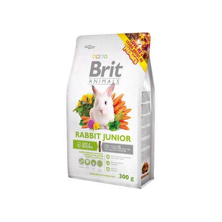 Comida Para Conejo Brit Animals Rabbit Junior 300 Gr