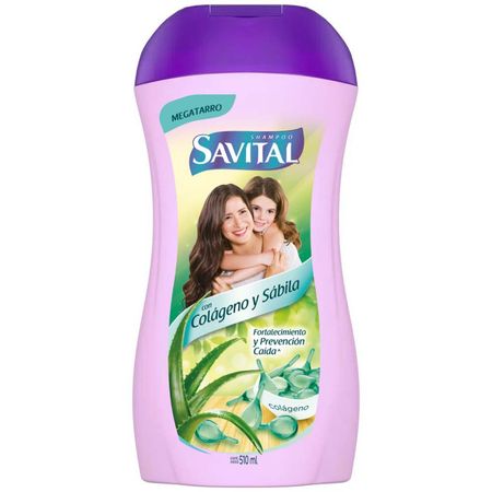 SHAMPOO SAVITAL COLAGENO Y SABILA x 510ml