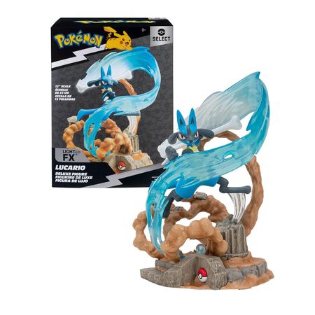 Figura Pokemon Coleccionable con Luces Lucario PokemonPKW2732