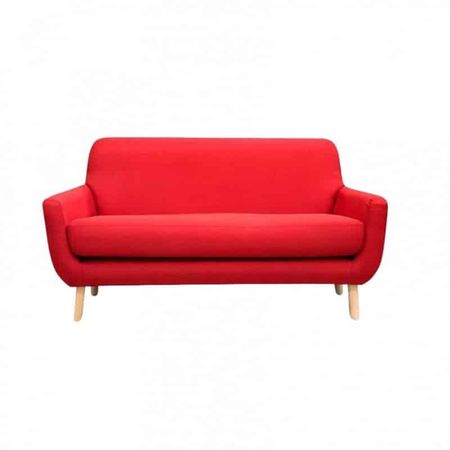 Sofa 3 Cuerpos Aglais Rojo Hys