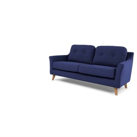 Sofa 2 Cuerpos Bonnan Azul Noche Hys