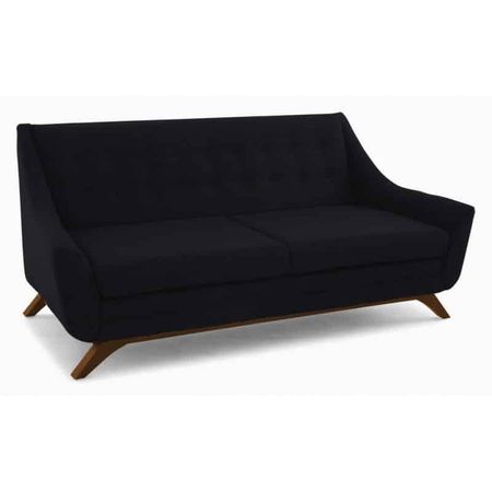 Sofa 2 Cuerpos Sornel Negro Hys