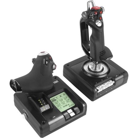 Controlador de Simulación Logitech G X52 Professional H.O.T.A.S Throttle And Stick.