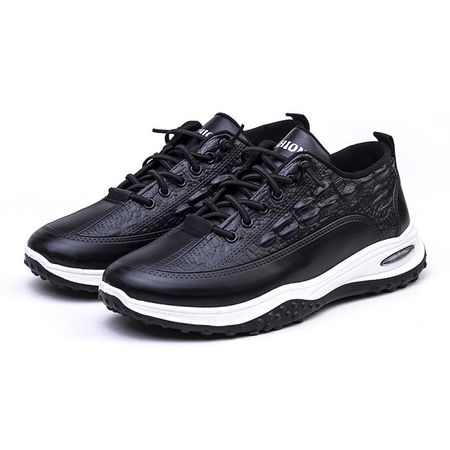 Zapatillas Pic Runner YJ-HB076- DZ-1 talla 42US negro con blanco para hombre