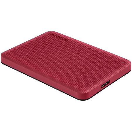 Disco Duro Externo TOSHIBA Canvio Advance 2TB Rojo  USB 3.2