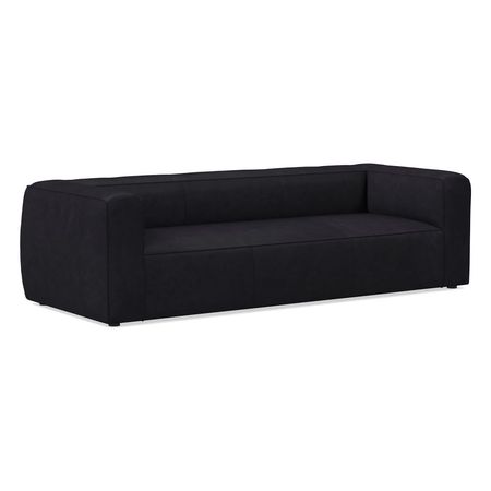 Sofa 3 Cuerpos Capricornio Negro Hys