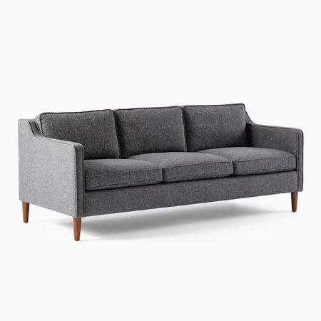 Sofa 3 Cuerpos Acuario Gris Oscuro Hys