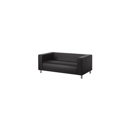 Sofa 2 Cuerpos Snow Negro Hys