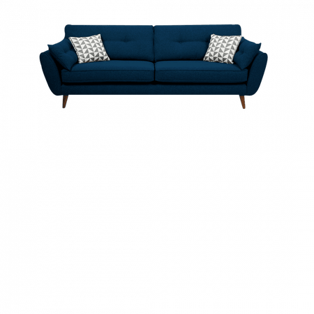 Sofa 3 Cuerpos Magno Azul Acero Hys