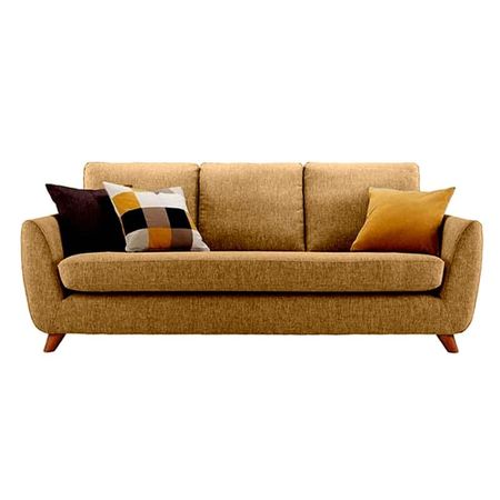 Sofa 3 Cuerpos Louis Marron Claro Hys