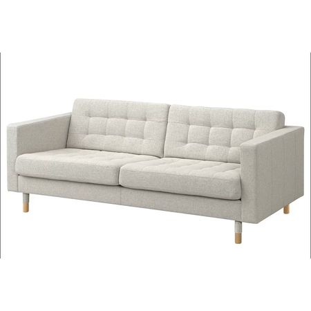 Sofa 3 Cuerpos Virgo Pastel Gris Hys