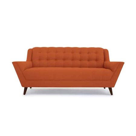 Sofa 2 Cuerpos Valism Naranja Hys