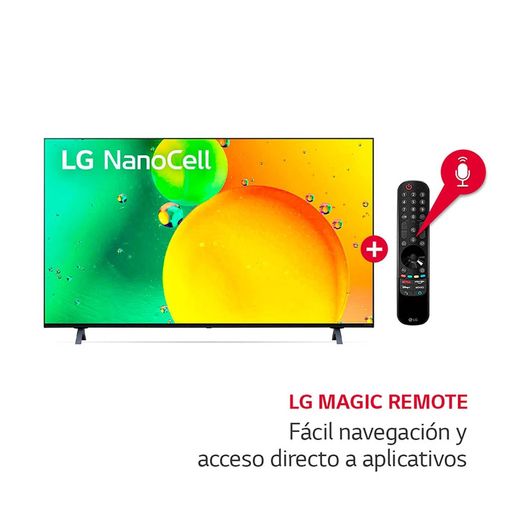 LG 4K NanoCell, SmartTV webOS 6.0, Procesador Inteligente 4K α7