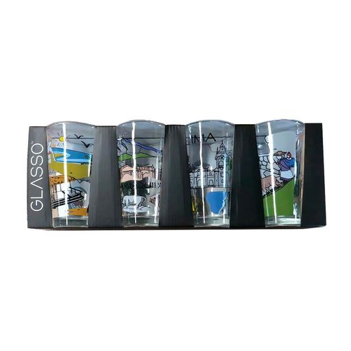 Set de Vasos de Vidrio 6 Piezas - Promart