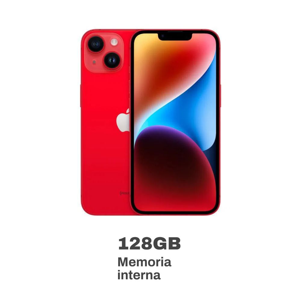 Apple iPhone 14 6.1"" 128GB Rojo