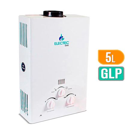 Calentador a gas Electec GLP 5 litros