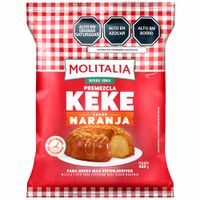 Premezcla Keke Naranja MOLITALIA Bolsa 450g