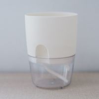 Maceta Autorregante Blanco Mate 15 x 18.3 cm.