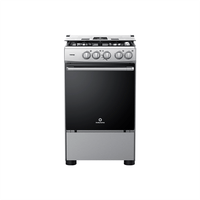 Cocina Indurama a Gas de 4 Hornillas Gris Fontana