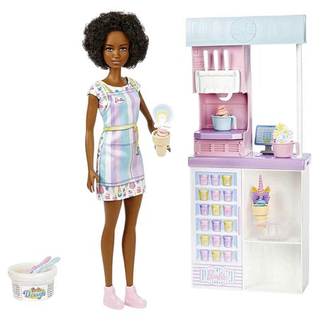 Muñeca Barbie La Película Skipper Babysitter Morena con Heladería