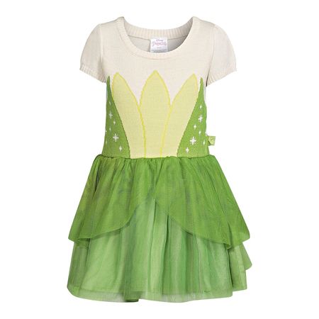 Vestido Disney Princesa Tiana Bebé Talla 3T Color Verde