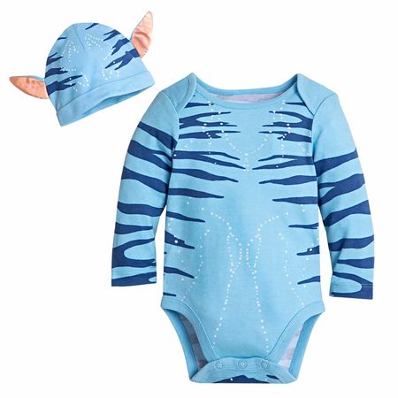 Disfraz Body Disney Store Avatar Bebé Talla 12-18 meses Color Celeste