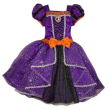 Disfraz Disney Store Minnie Brujita Talla 11/12 US Color Morado